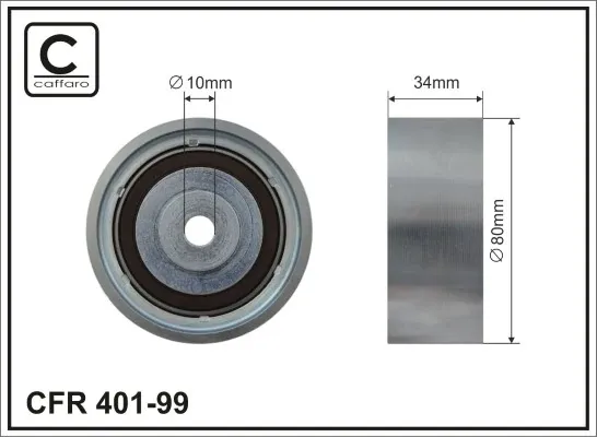Паразитный ролик ГРМ 40199 Caffaro