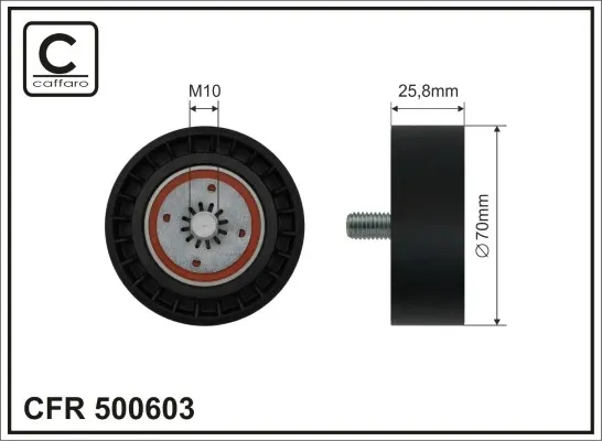 Натяжной ролик 500603 Caffaro