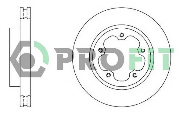 Передние тормозные диски 50101554 Profit