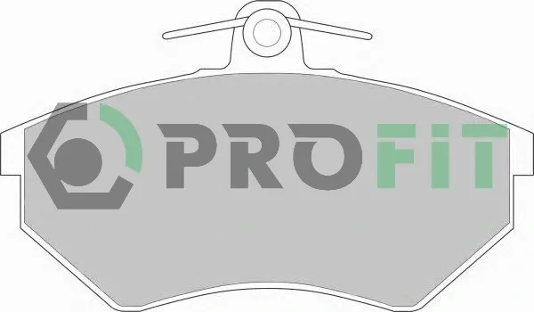 Передние тормозные колодки 50000775 Profit
