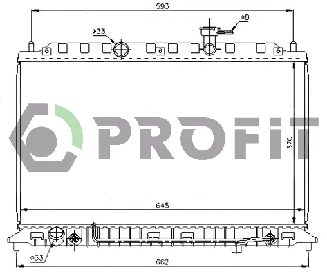 Радиатор PR2910A6 Profit