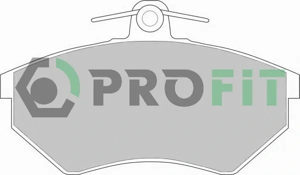 Передние тормозные колодки 50000774 Profit
