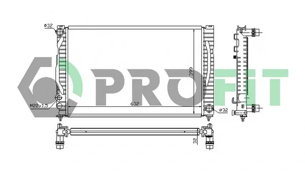 Радиатор PR0014A1 Profit