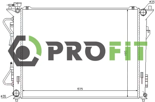 Радиатор 17400152 Profit