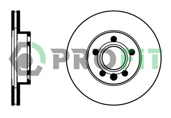 Передние тормозные диски 50101010 Profit