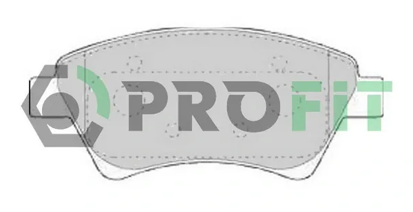Передние тормозные колодки 50001544 Profit