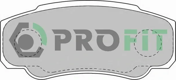 Задние тормозные колодки 50001480 Profit