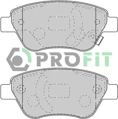 Передние тормозные колодки 50001920 Profit