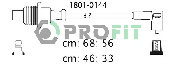Высоковольтные провода 18010144 Profit