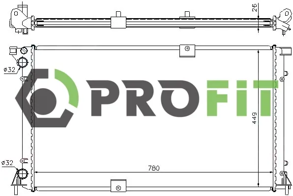Радиатор 17400184 Profit