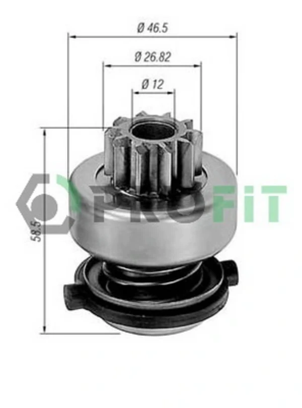 Бендикс стартера 86164510 Monark