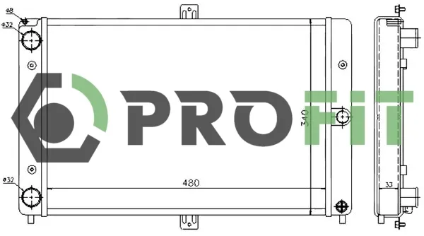 Радиатор 17401500 Profit