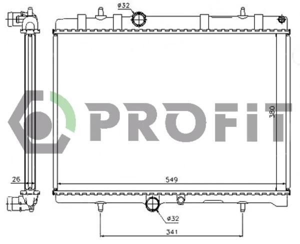 Радиатор PR0522A1 Profit