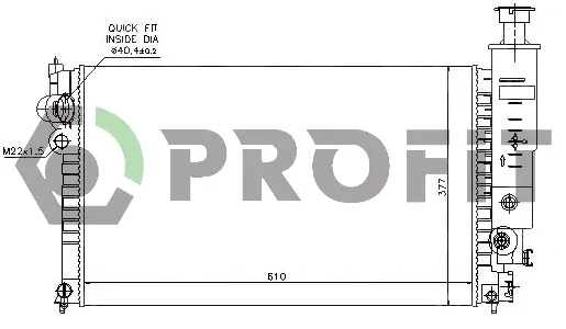 Радиатор PR0540A4 Profit