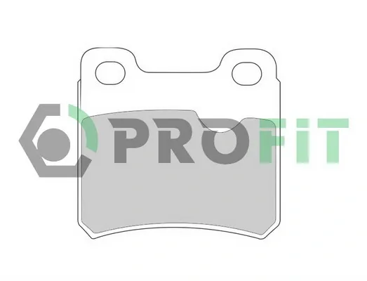 Задние тормозные колодки 50000586 Profit