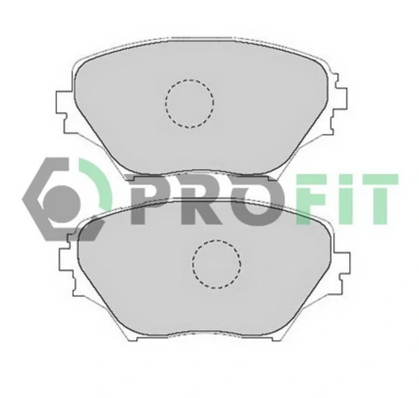 Передние тормозные колодки 50001514 Profit