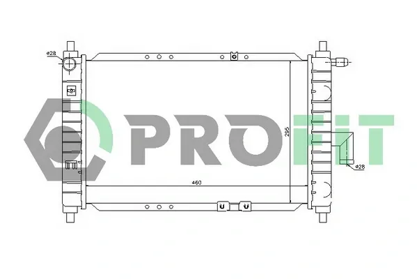 Радиатор PR1115A1 Profit