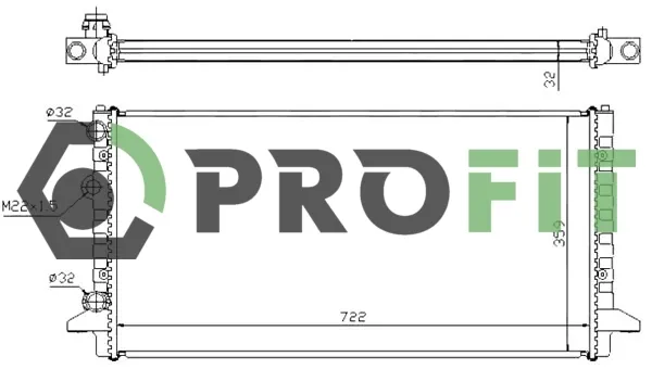 Радиатор 17400017 Profit