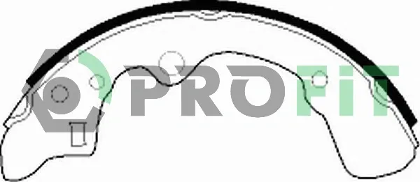 Задние барабанные колодки 50010276 Profit