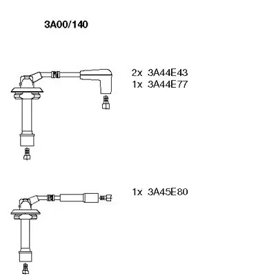 Высоковольтные провода 3A00140 Bremi