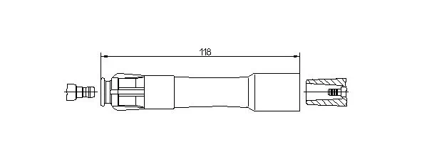 Наконечник свечи зажигания BREMI 13249A18
