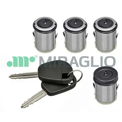 Замок дверей и зажигания с ключами, комплект MIRAGLIO 801221