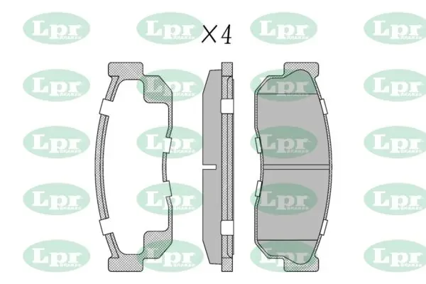 Передние тормозные колодки 05P185 LPR