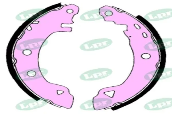 Задние барабанные колодки 04990 LPR