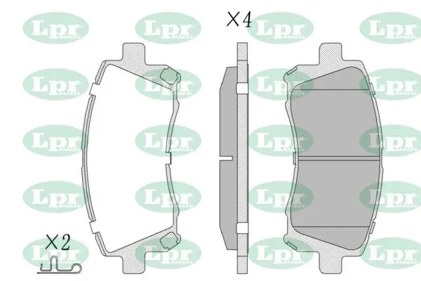 Тормозные колодки LPR 05P713