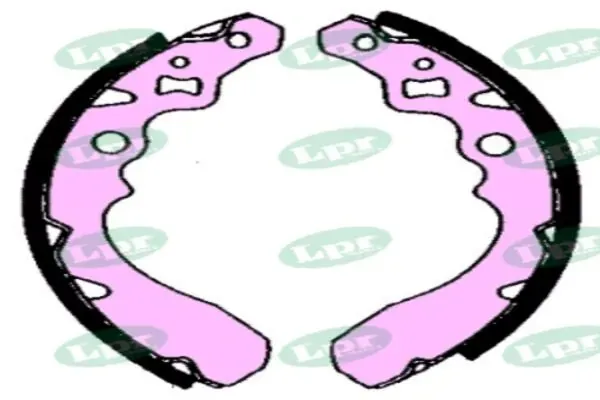 Задние барабанные колодки 05650 LPR