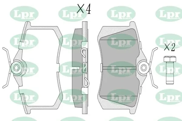 Тормозные колодки Volkswagen Caddy