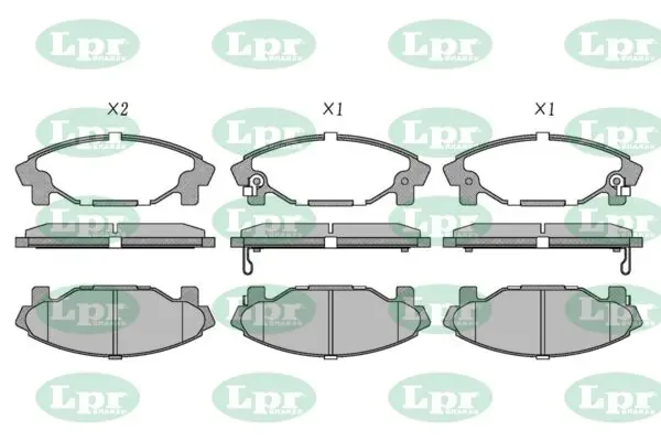 Передние тормозные колодки 05P457 LPR