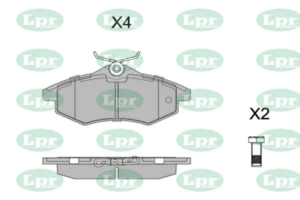 Передние тормозные колодки 05P805 LPR