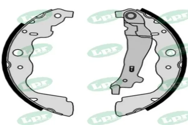 Задние барабанные колодки 09890 LPR