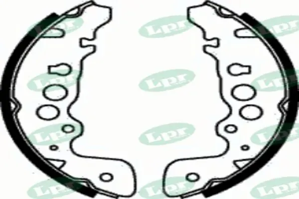 Задние барабанные колодки 07470 LPR