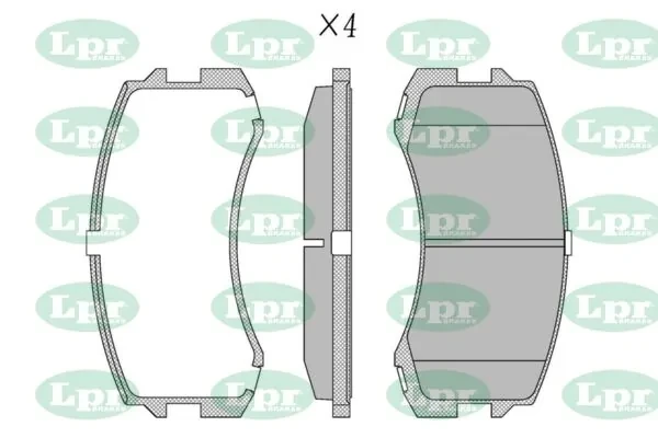 Передние тормозные колодки 05P826 LPR