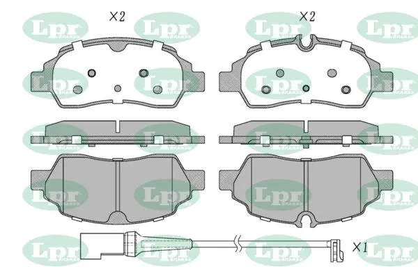 Тормозные колодки Ford Transit
