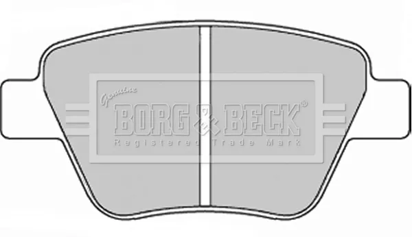 Задние тормозные колодки BBP2242 Borg&beck
