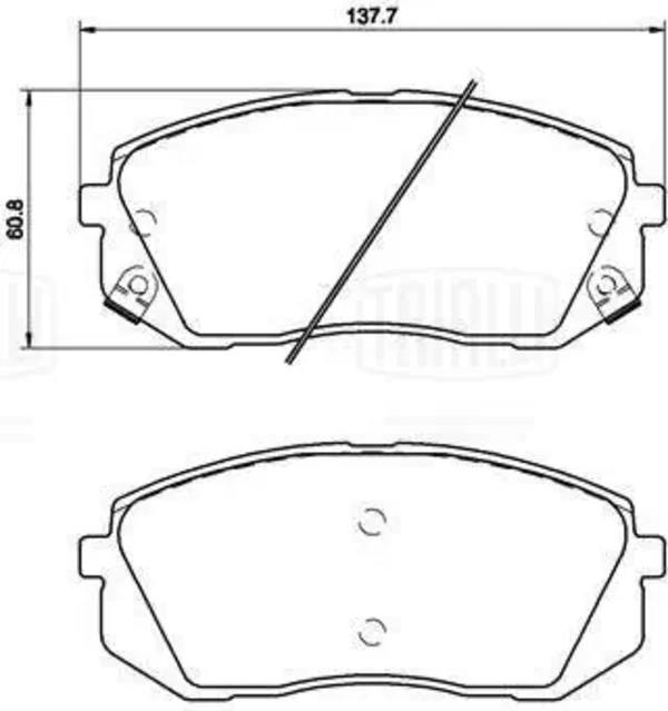  Передние тормозные колодки Hyundai Sonata 7