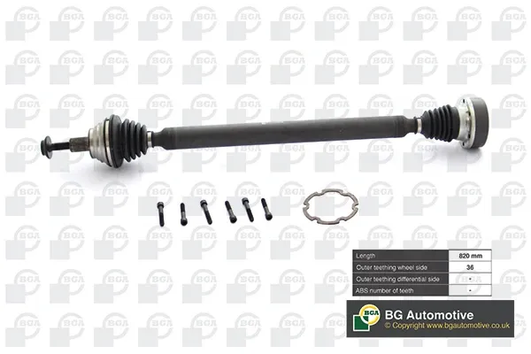 Правая полуось DS8101R BGA