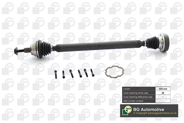 Правая полуось DS8101R BGA
