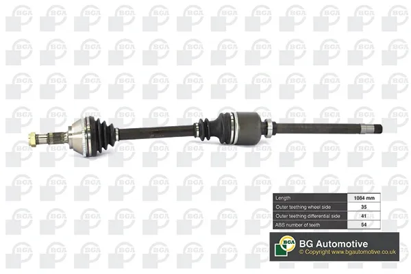 Правая полуось DS6709RA BGA
