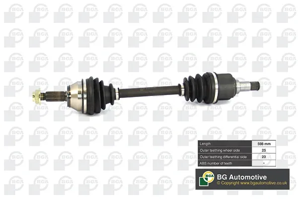 Левая полуось DS2314L BGA