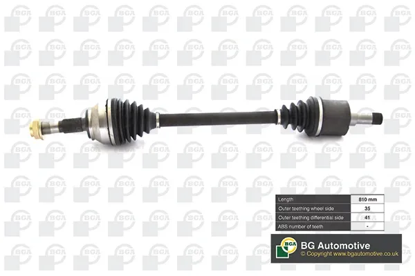 Левая полуось DS6737L BGA