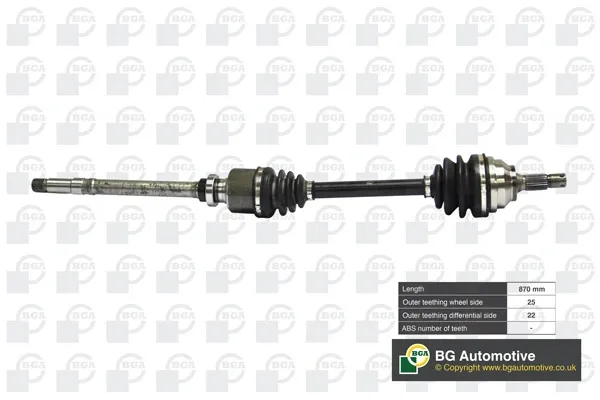 Правая полуось DS1408R BGA