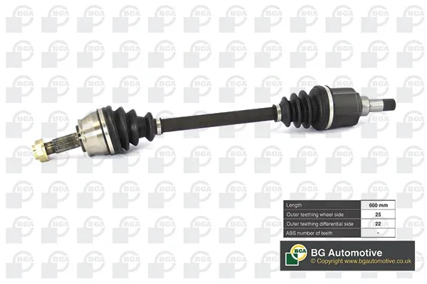 Левая полуось DS1428L BGA