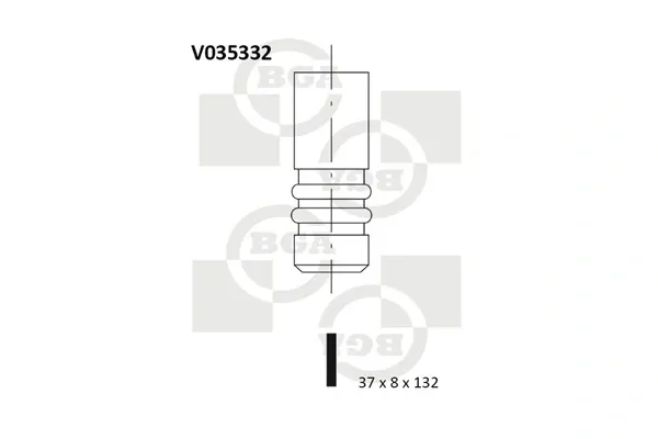 Выпускной клапан V035332 BGA