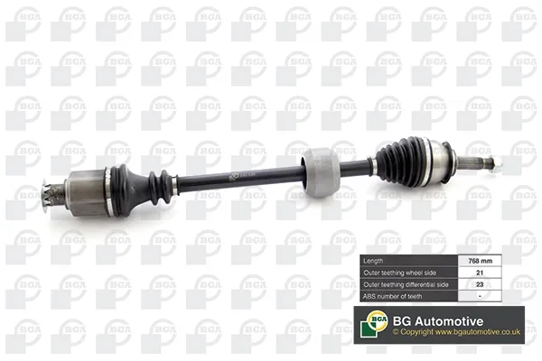 Правая полуось DS1500R BGA