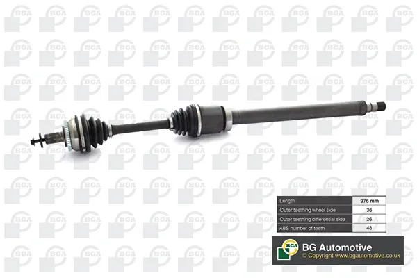 Правая полуось DS9707RA BGA