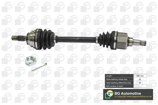 Левая полуось DS1408L BGA